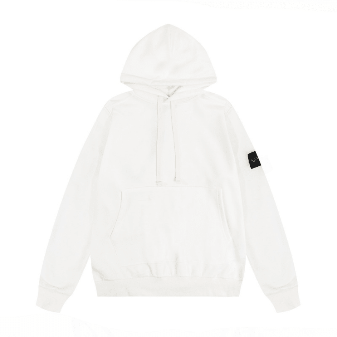 "Stone" Hoodie White