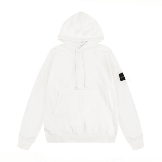 "Stone" Hoodie White