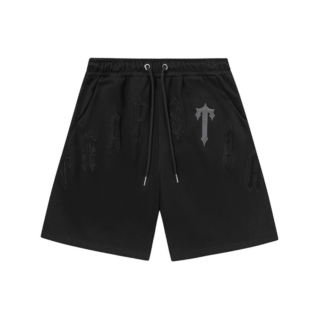 "TS" Short Set Black