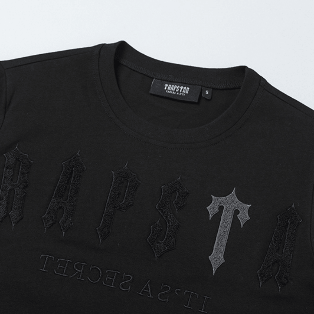 "TS" Short Set Black