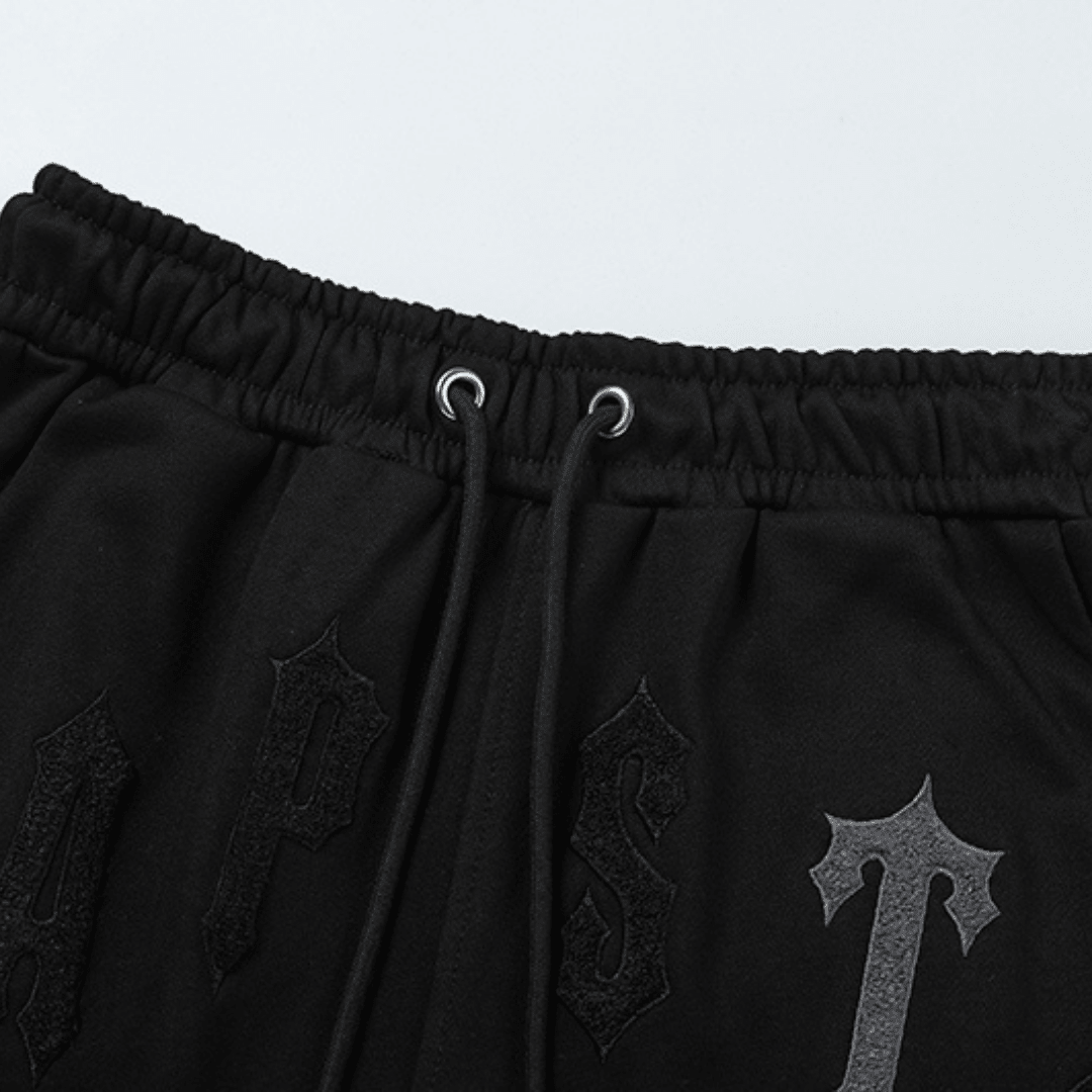 "TS" Short Set Black