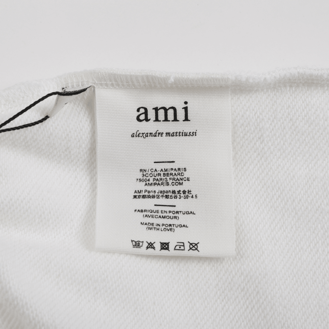 "Ami" Shorts White/Black and Black/White