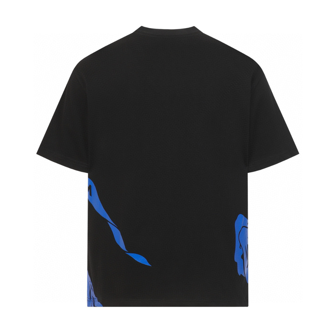 "Berry" T-shirt Blue Black
