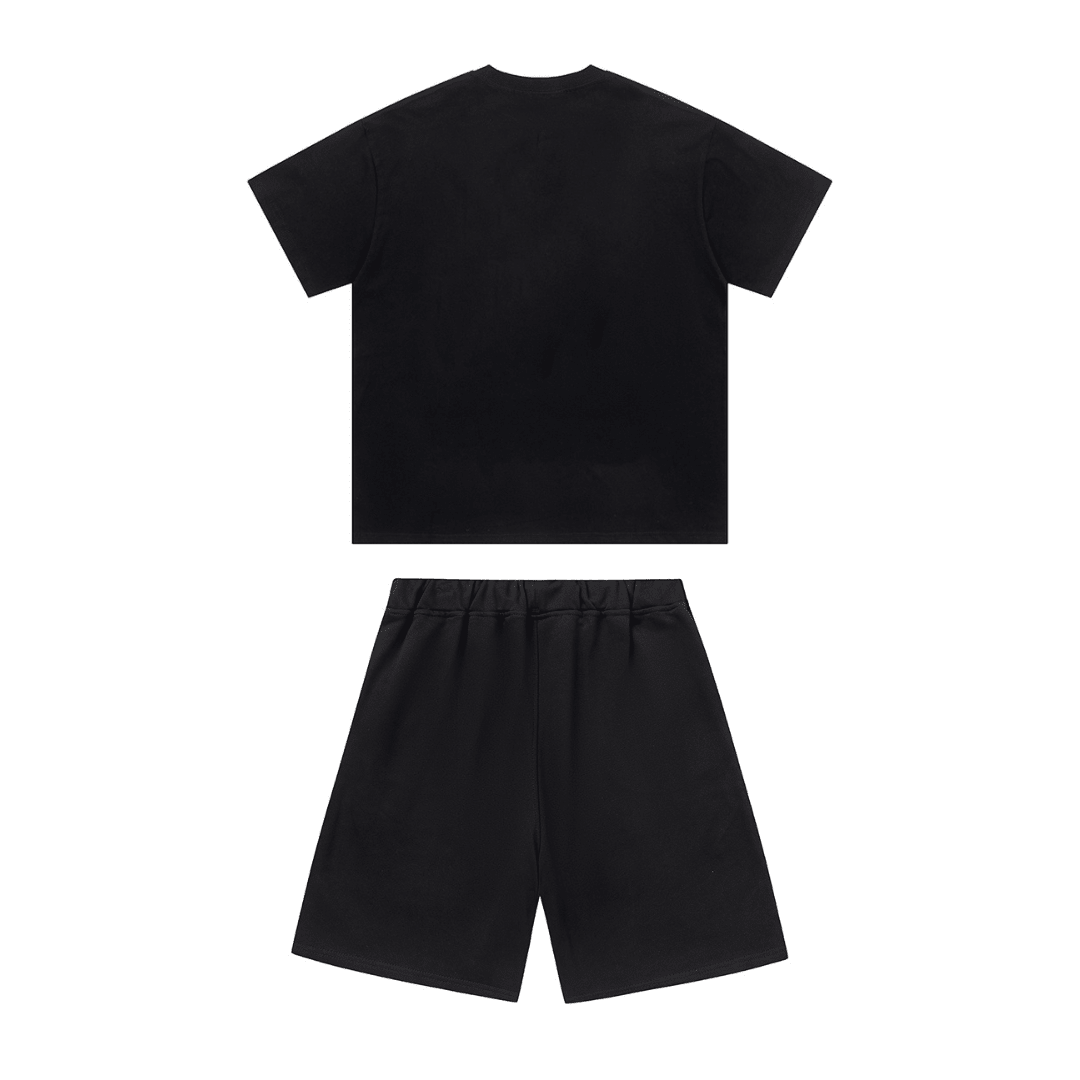 "TS" Short Set Black Red White