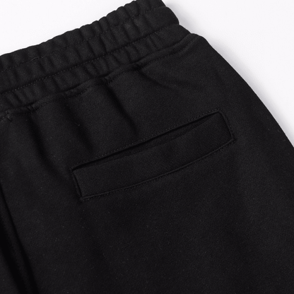 "Stone" Monogram Shorts Black