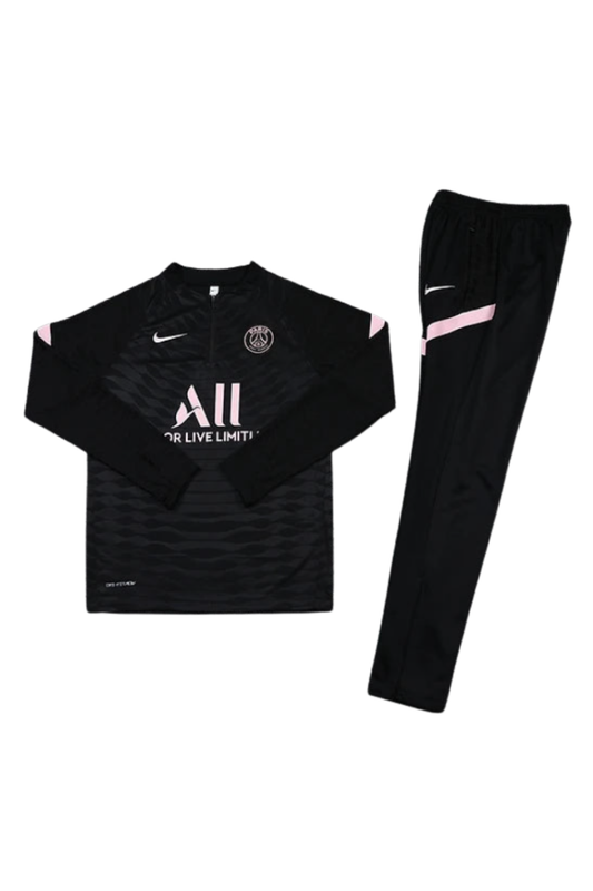"PSG" Black and Pink Tracksuit