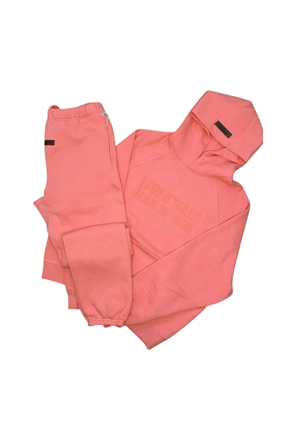 "Essentials" Coral Tracksuit