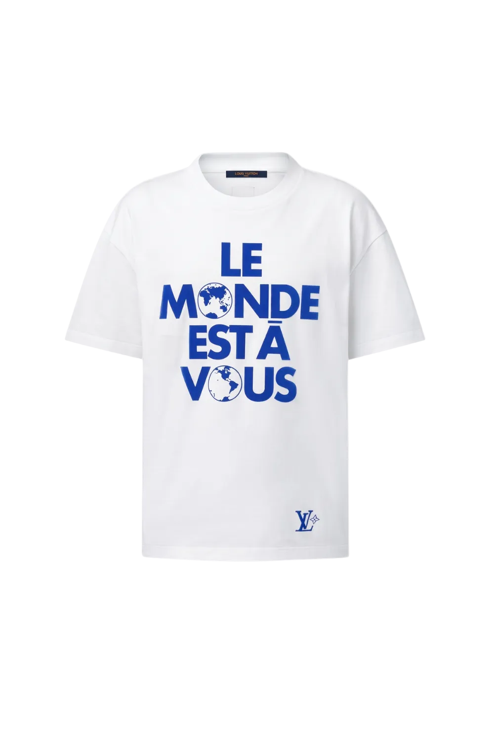 Intarsia "The World is Yours" T-shirt
