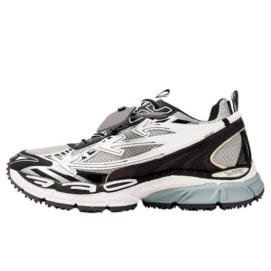 Off "Be Right Back" Sneaker Black White Blue