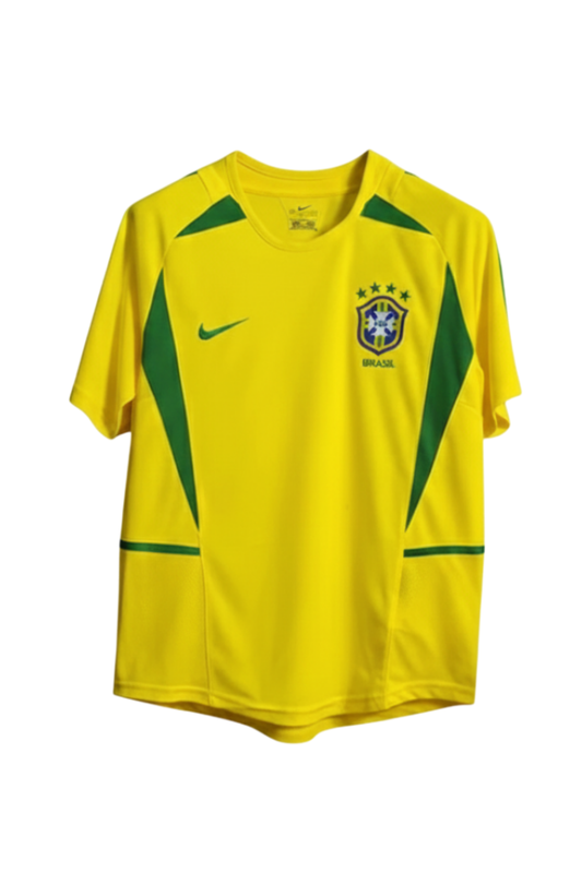 "Brazil" 2002 Retro Home Jersey
