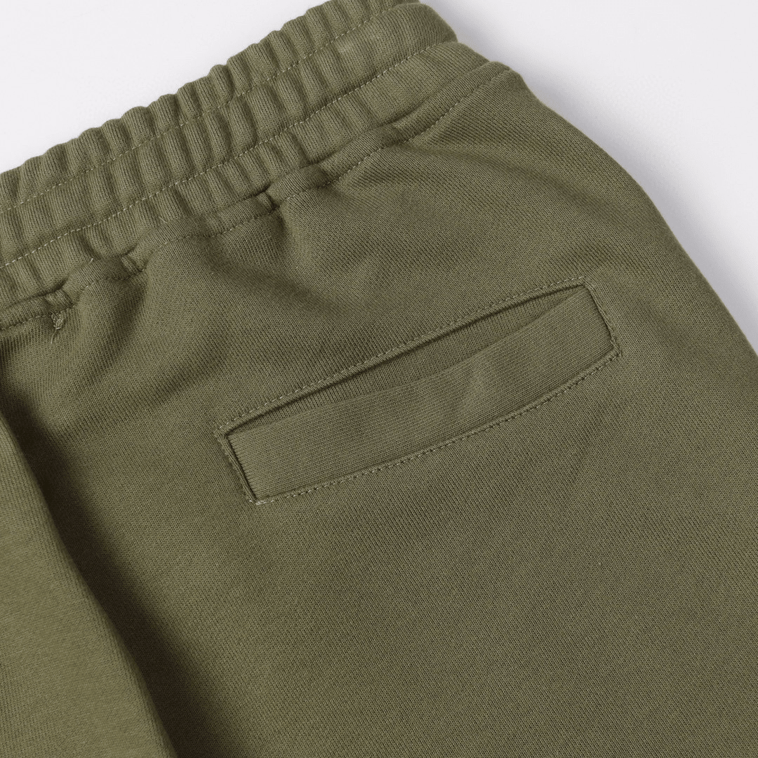 "Stone" Monogram Shorts Kaki