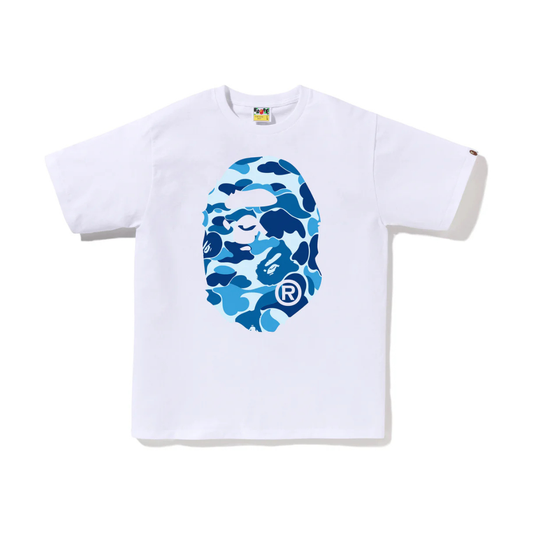 "Ape" White Blue Tee