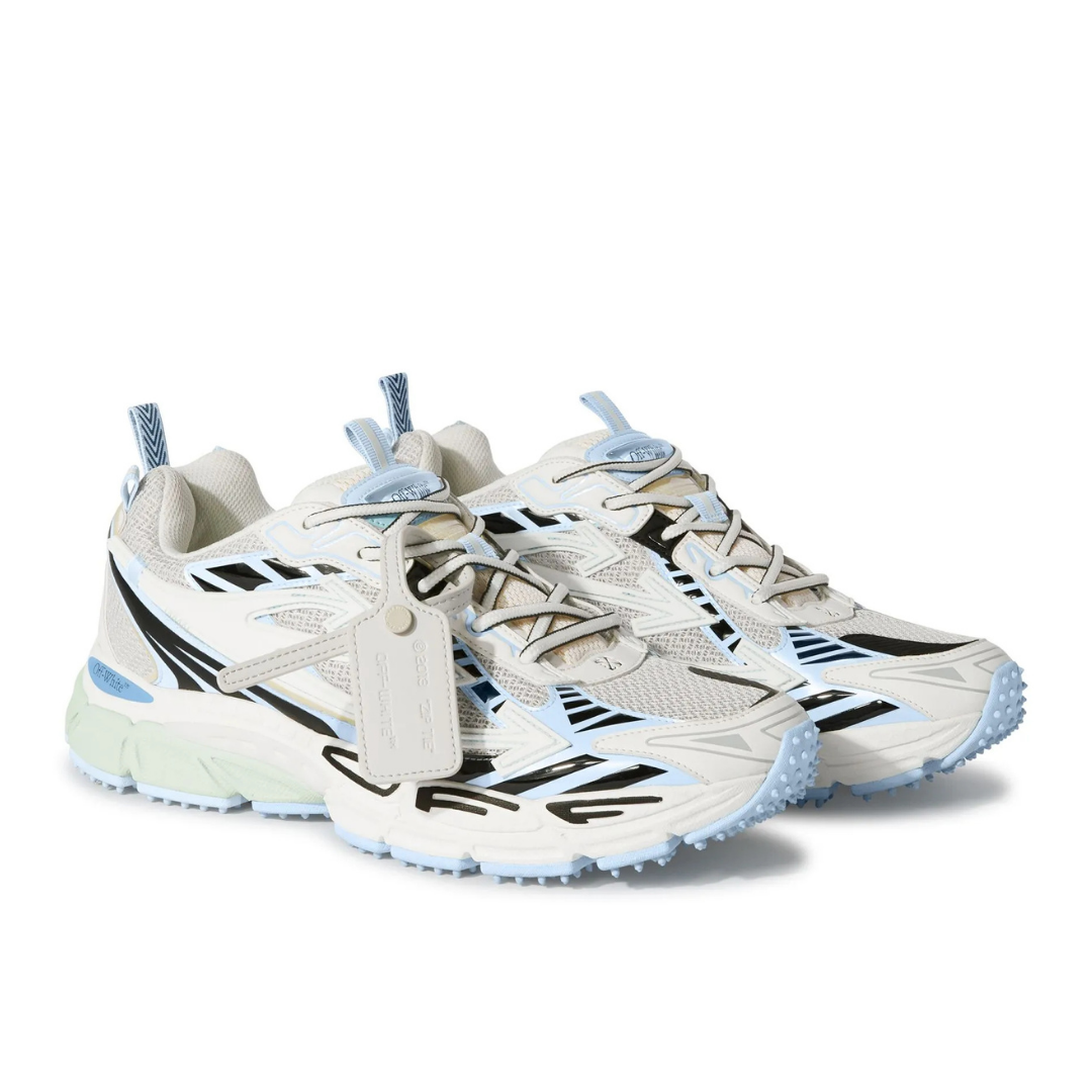 Off "Be Right Back" Sneaker White Blue