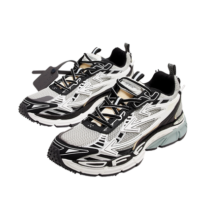 Off "Be Right Back" Sneaker Black White Blue