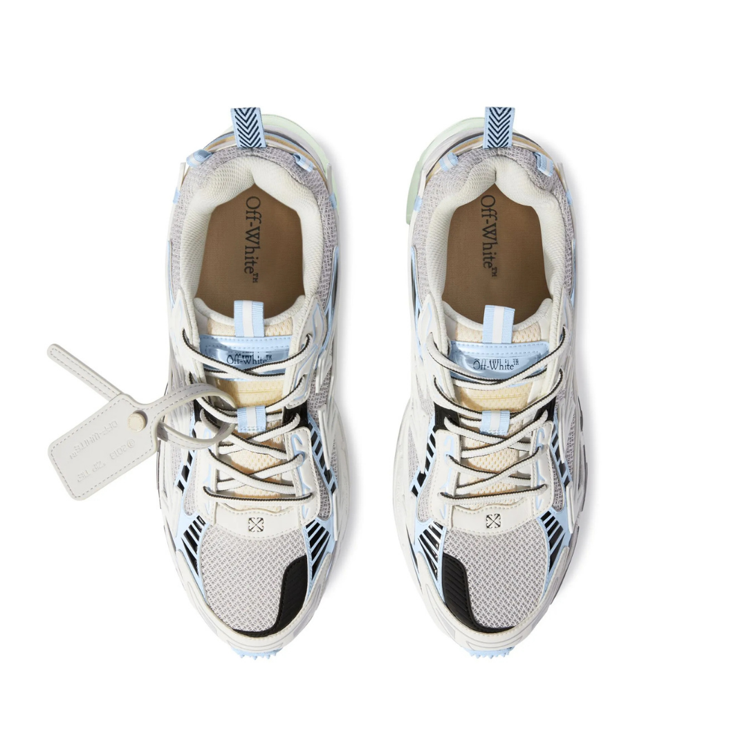 Off "Be Right Back" Sneaker White Blue