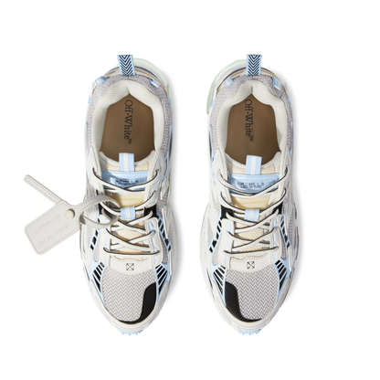 Off "Be Right Back" Sneaker White Blue