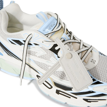Off "Be Right Back" Sneaker White Blue