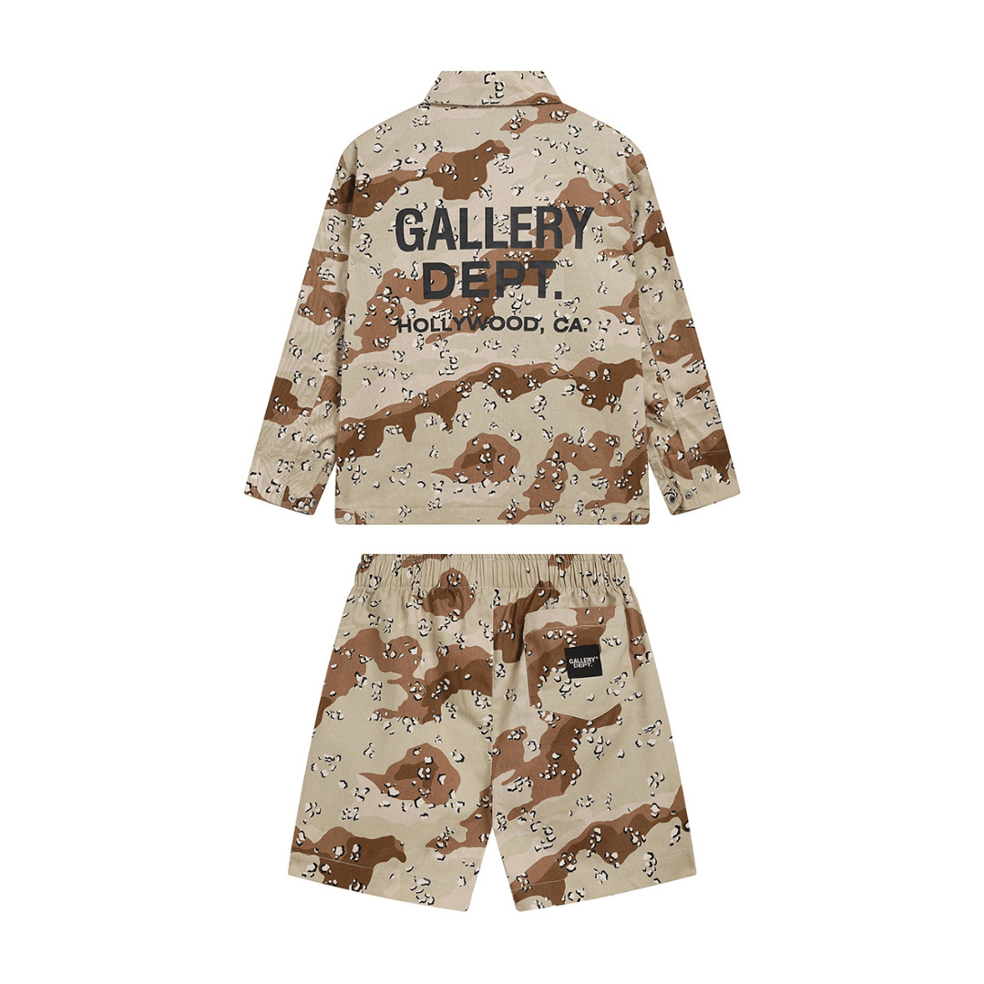 "Gallery Dpt." Short Set Camo