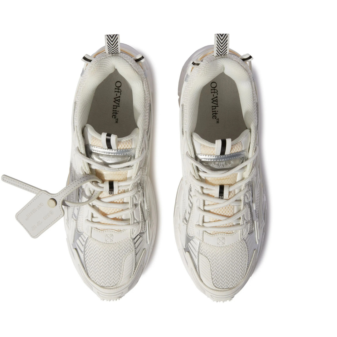 Off "Be Right Back" Sneaker Beige Silver