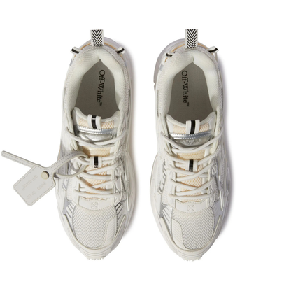 Off "Be Right Back" Sneaker Beige Silver