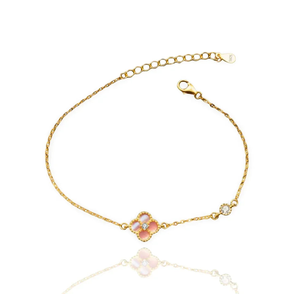 SINGLE CLOVER BRACELET | 925 STERLING SILVER