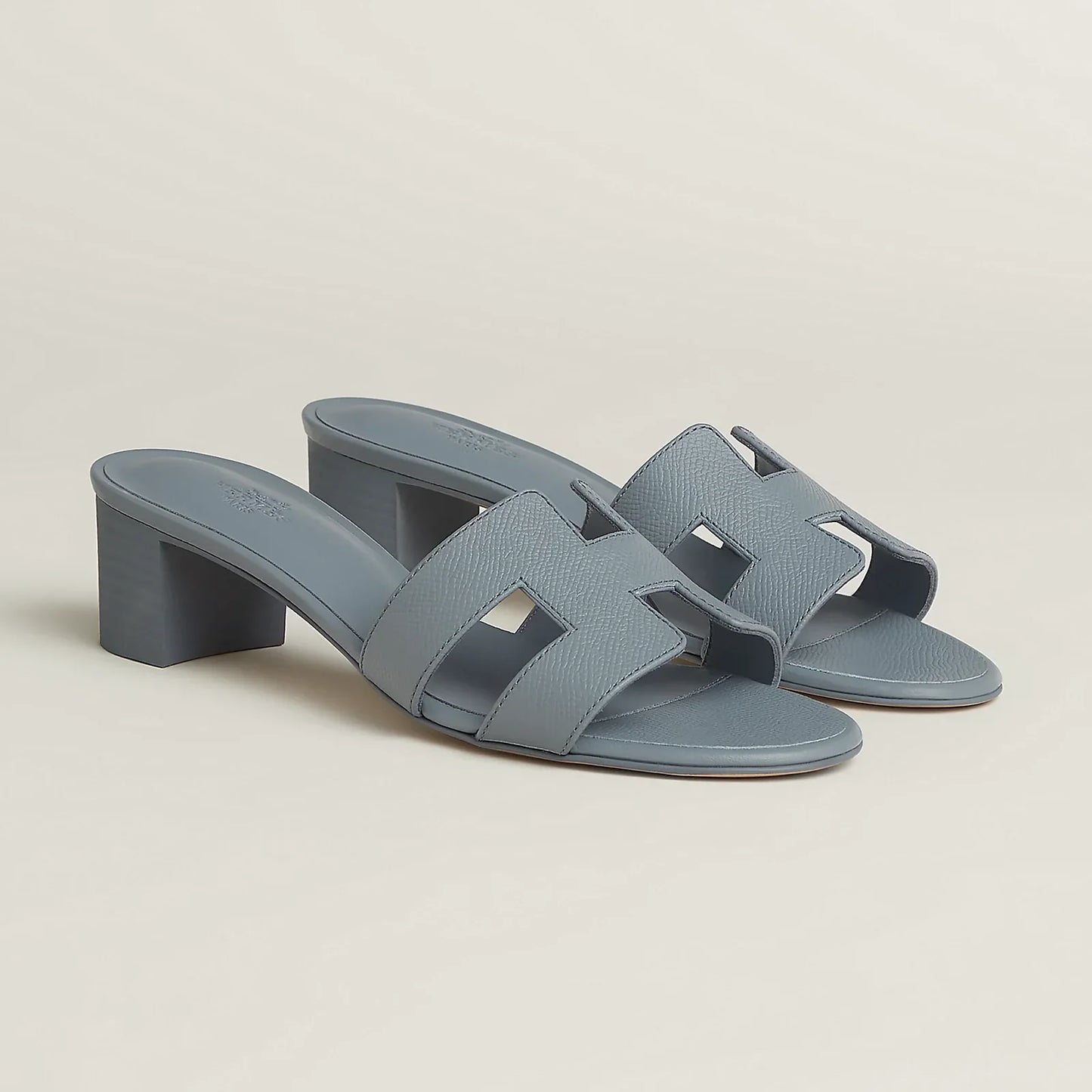 H OASIS HEELED SANDALS TAUPE