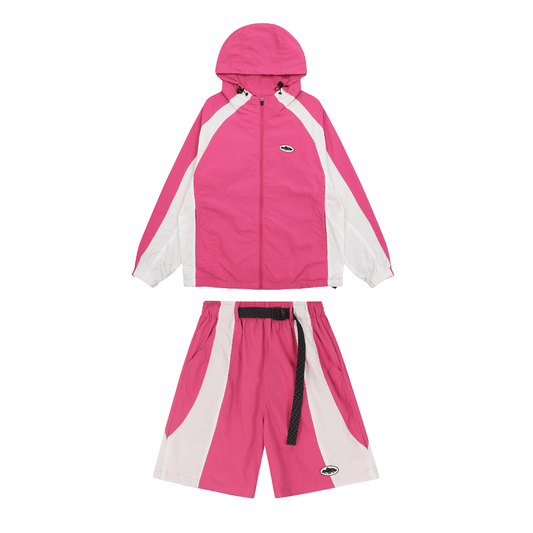 "CRTZ" Pink Windbreaker (Set oder einzeln)