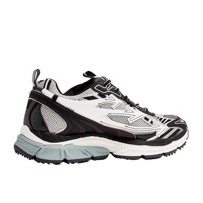 Off "Be Right Back" Sneaker Black White Blue