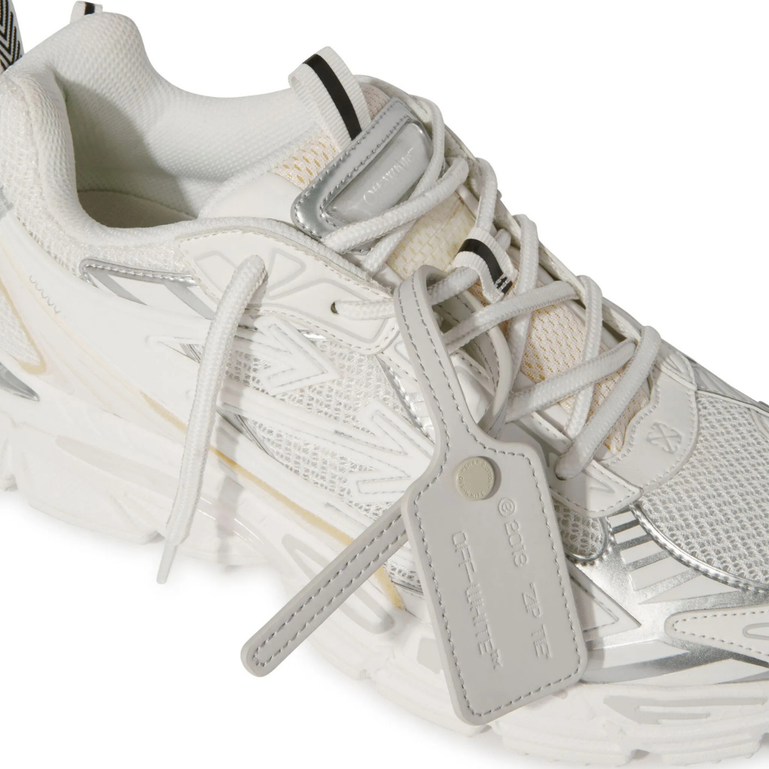 Off "Be Right Back" Sneaker Beige Silver