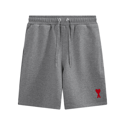 "Ami" Shorts Grey/Red