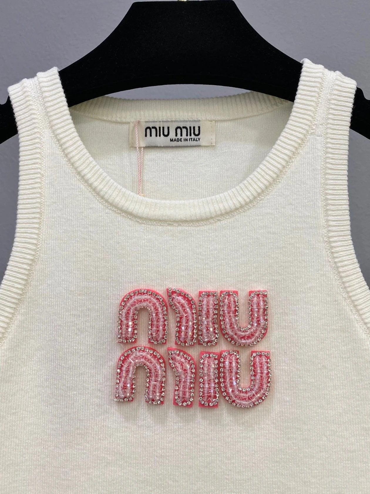 PINK LETTERS TANK TOP