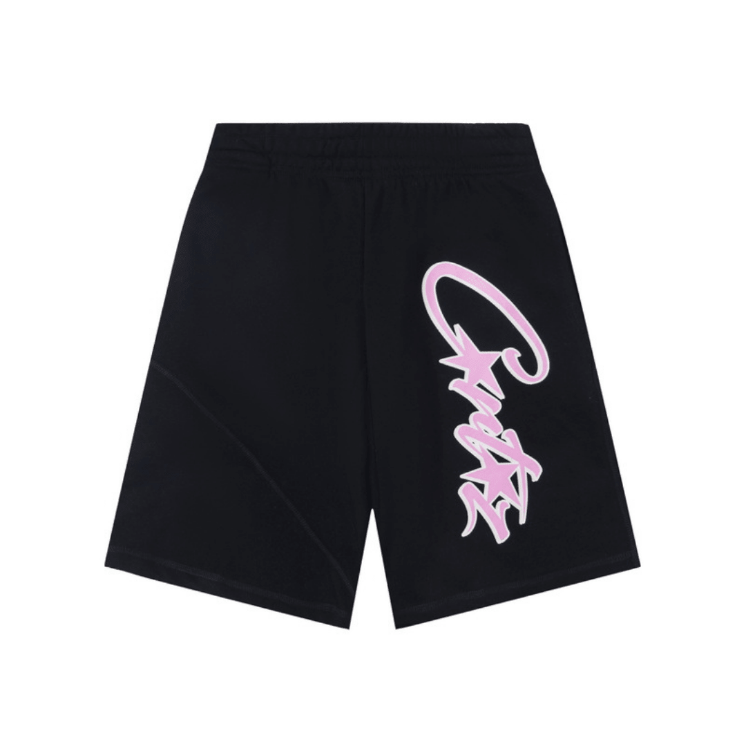 "CRTZ" Shorts Black Pink