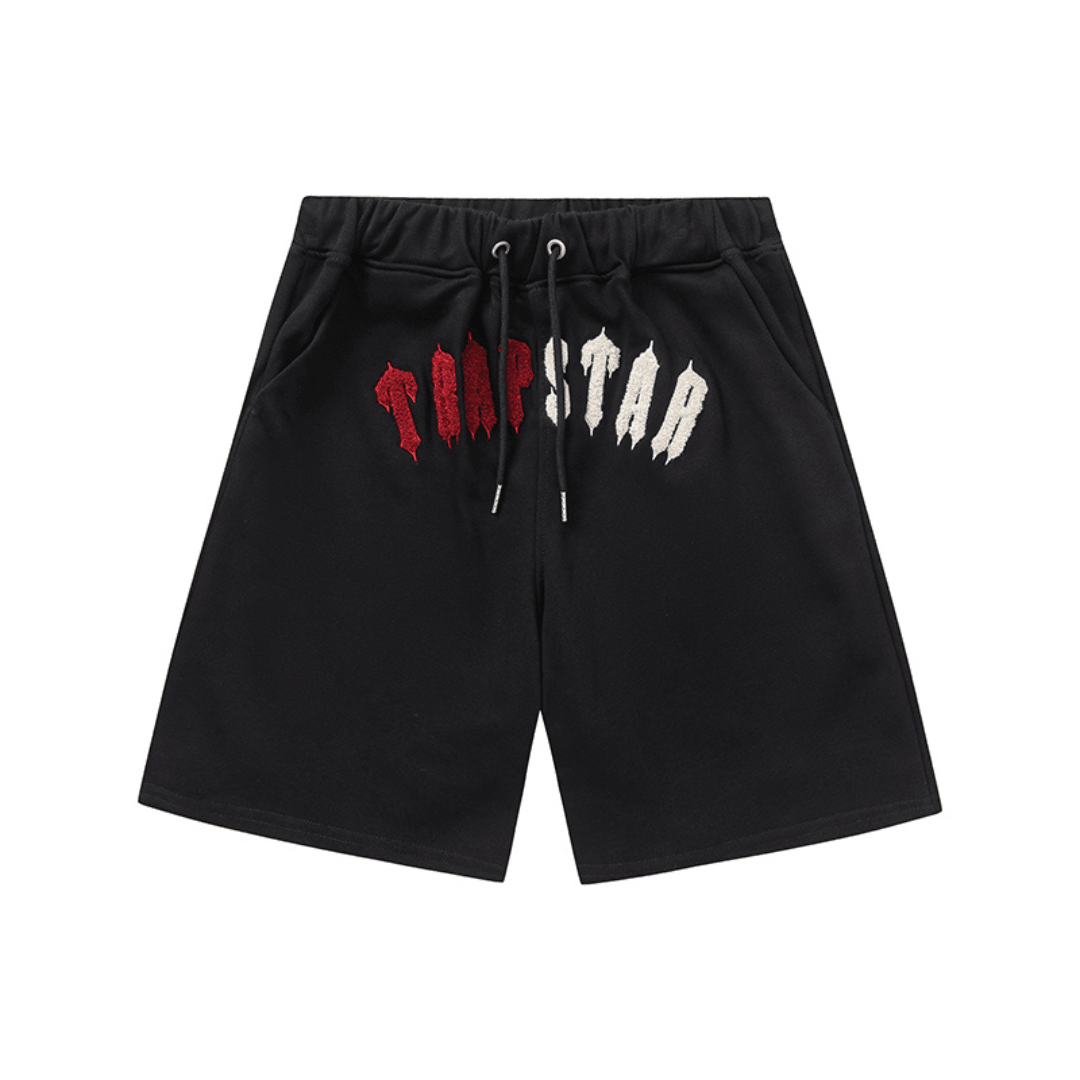 "TS" Short Set Black Red