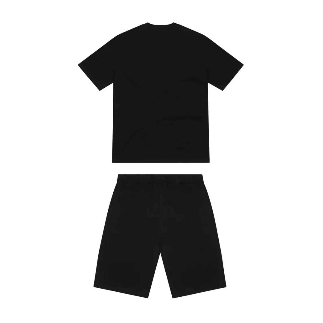 "TS" Short Set Black Blue