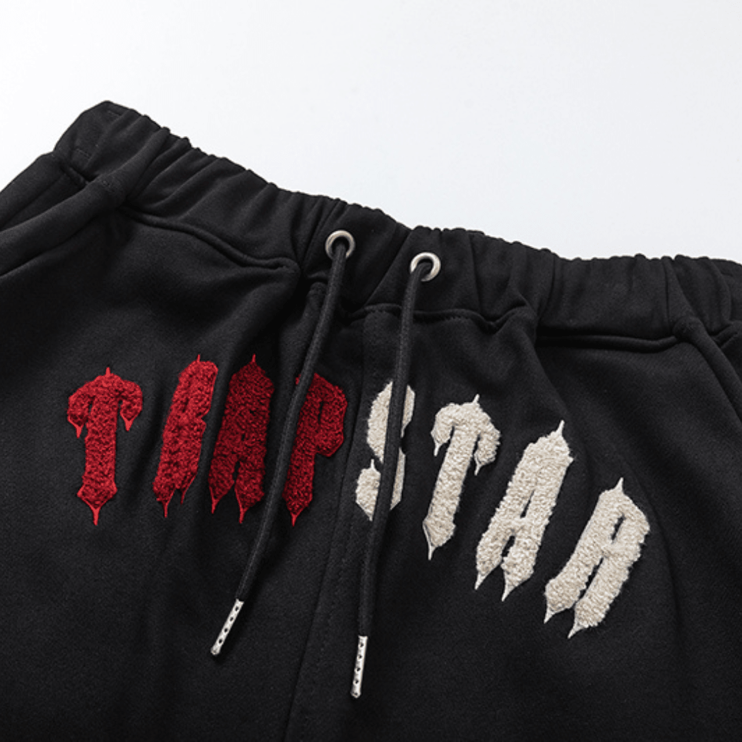 "TS" Short Set Black Red
