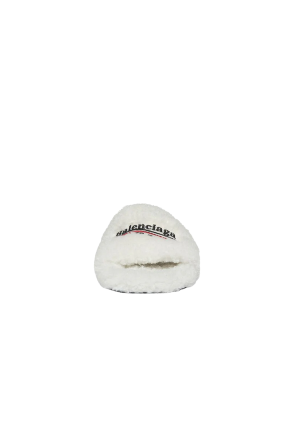 "Balenci" Fur Slides
