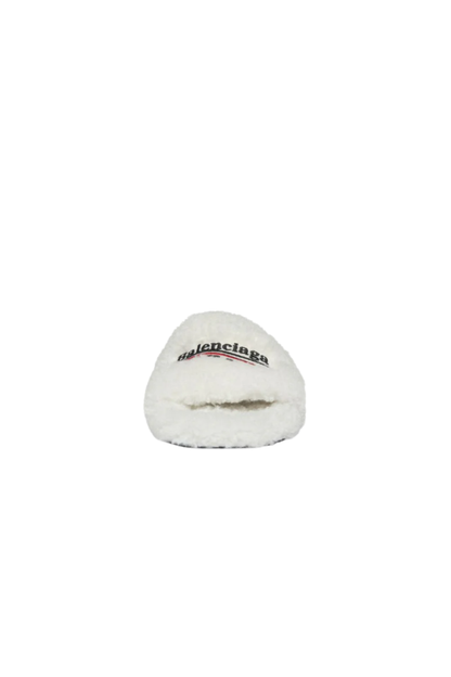 "Balenci" Fur Slides
