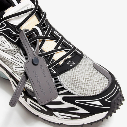 Off "Be Right Back" Sneaker Black White Blue