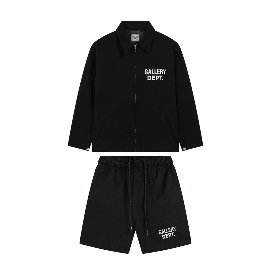 "Gallery Dpt." Short Set Black