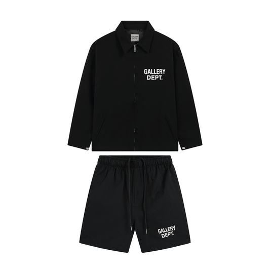 "Gallery Dpt." Short Set Black