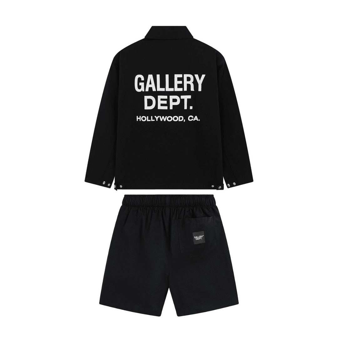"Gallery Dpt." Short Set Black