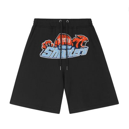 "TS" Orange Shooters Shorts