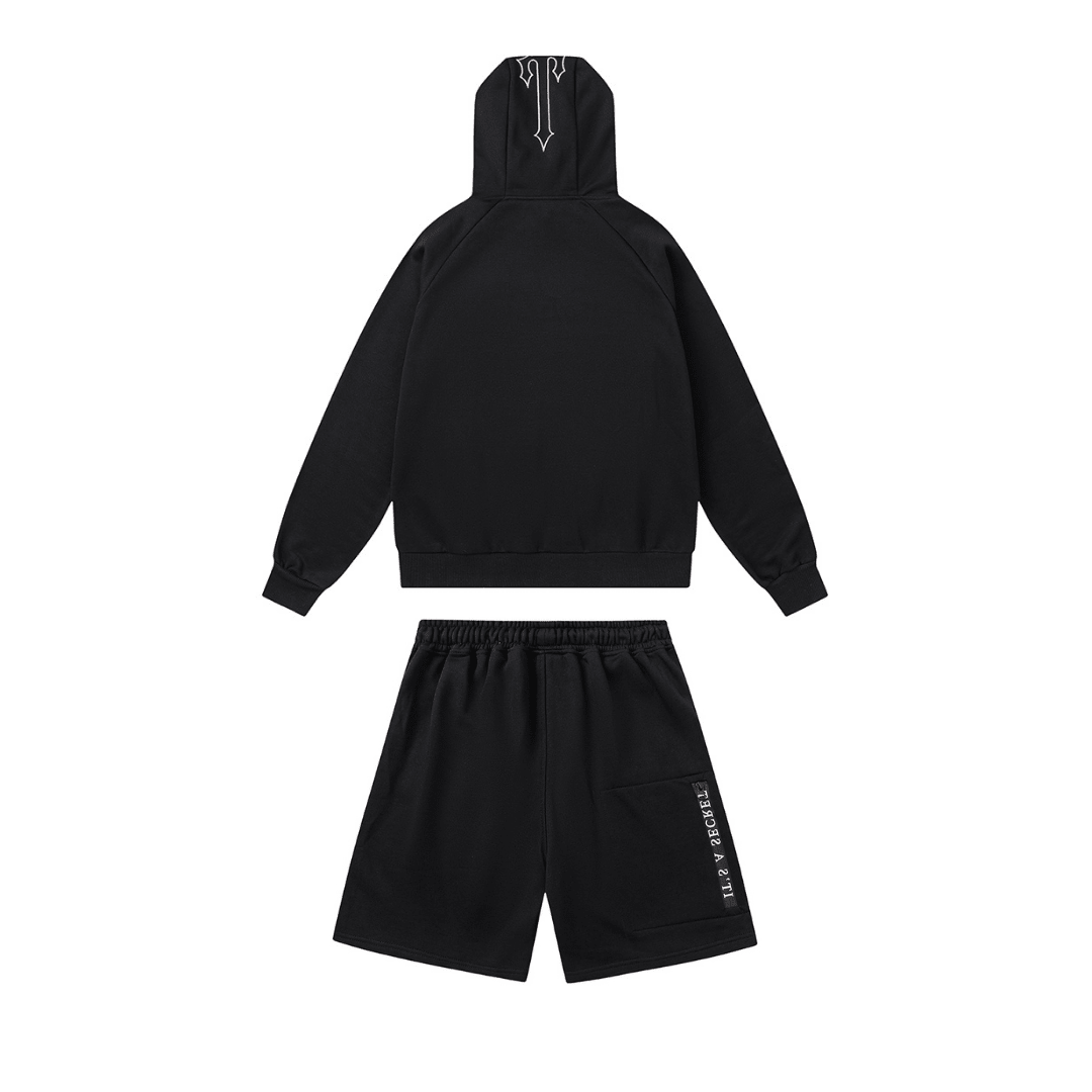 "TS" Hoodie Short Set