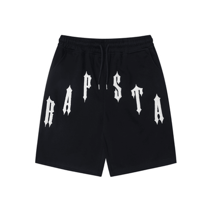"TS" Short Set Black White