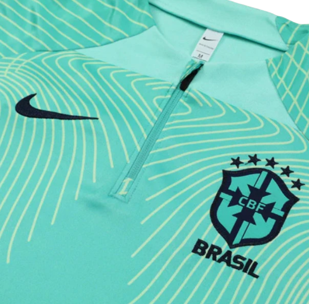 "Brazil" Dark Blue and Green Tracksuit