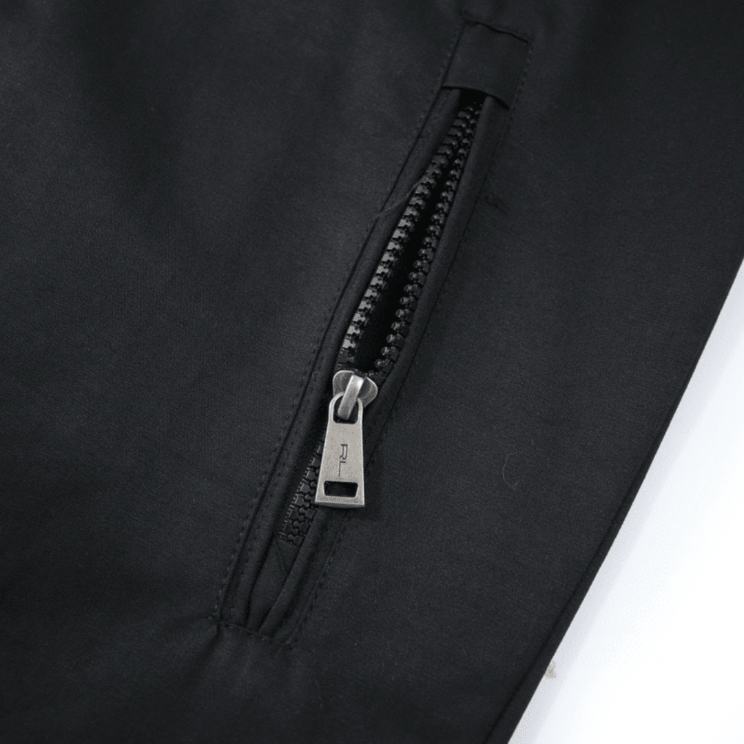 "RL" Windbreaker Black