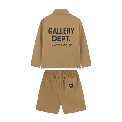 "Gallery Dpt." Short Set Brown