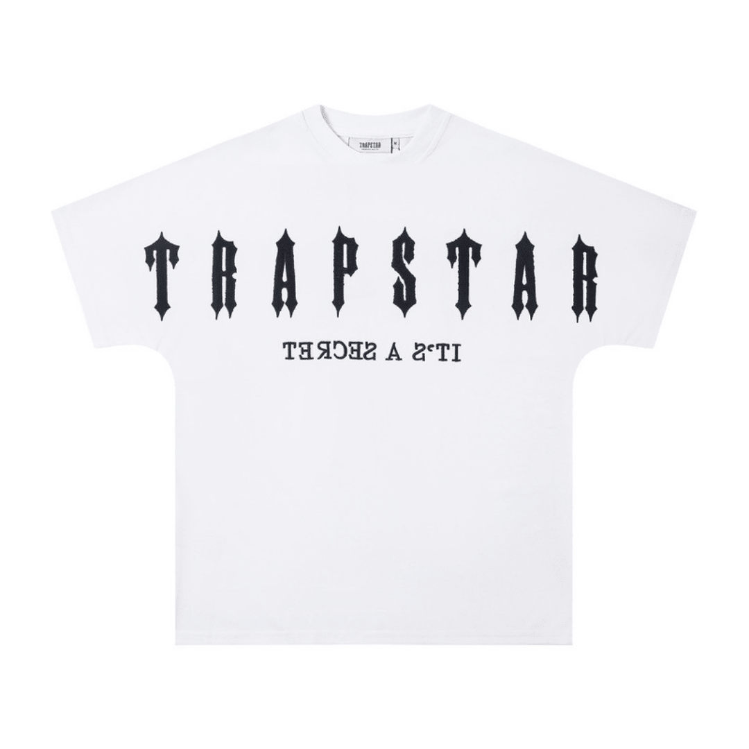 "TS" Short Set White Black