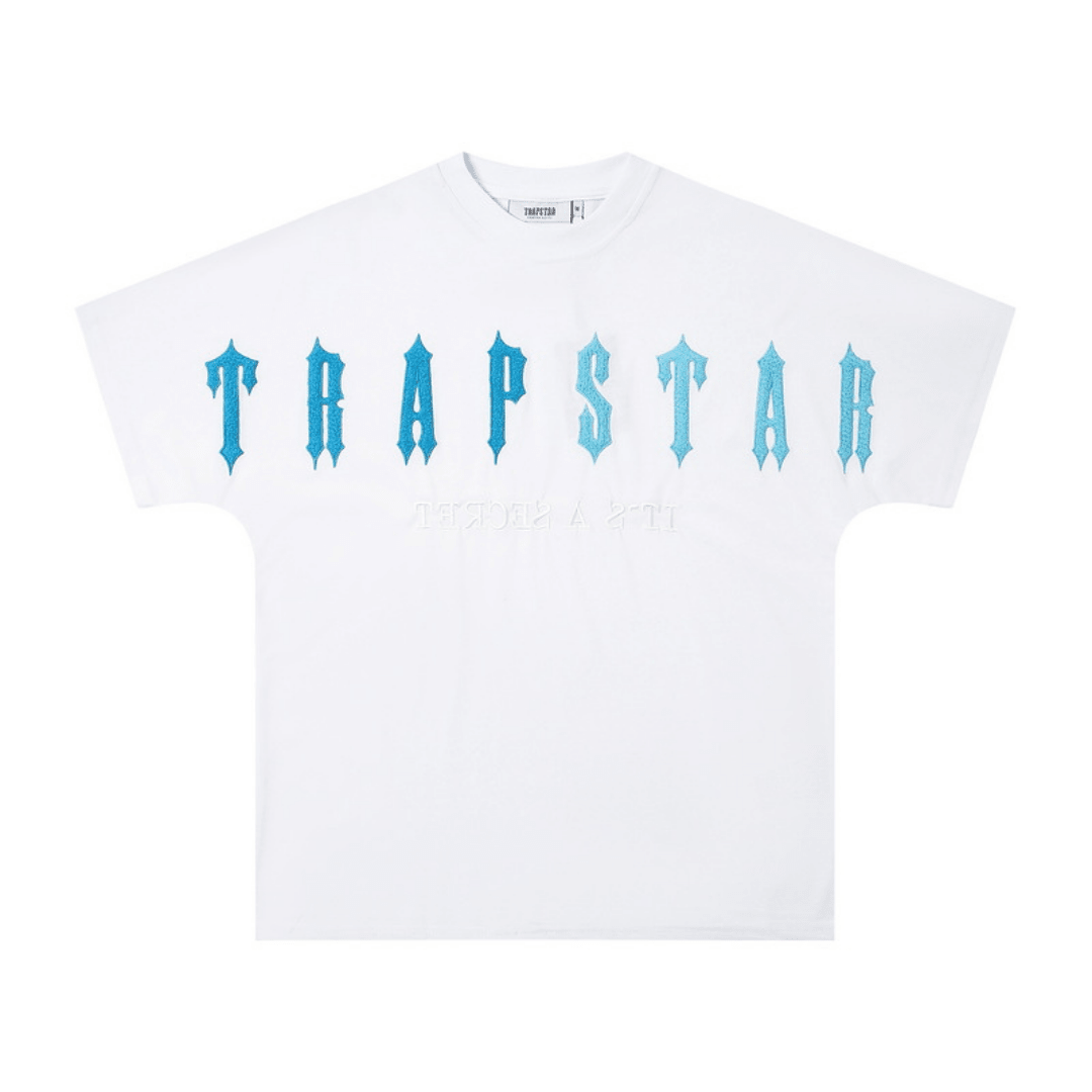 "TS" Short Set Grey White