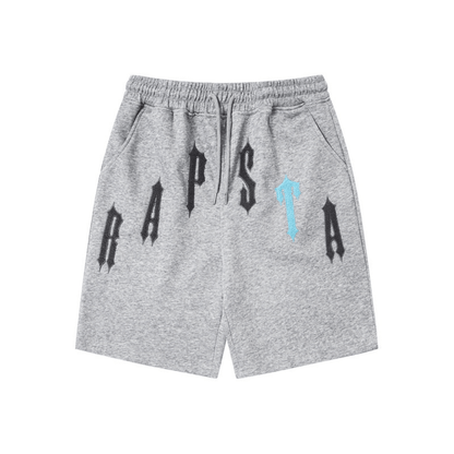 "TS" Short Set Grey White